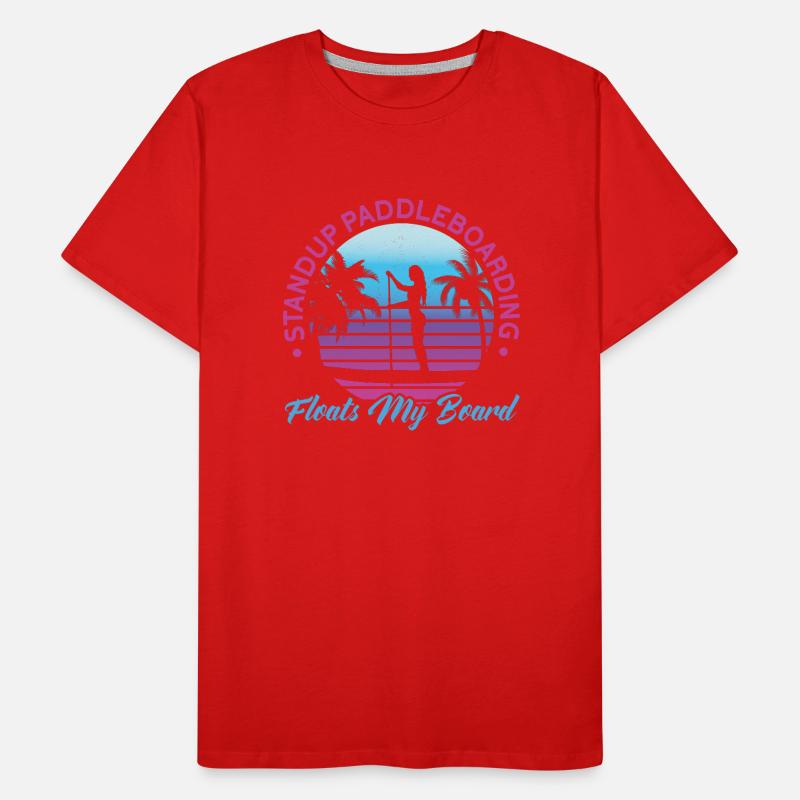 SUP Paddle Board Paddleboard T-shirt bio Premium Homme