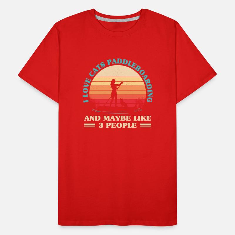 SUP Paddle Board Paddleboard T-shirt bio Premium Homme