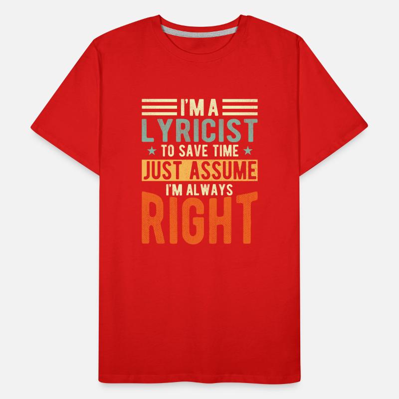 Copywriter Men's Premium Organic T-Shirt