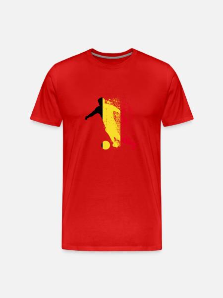 Équipe nationale de Belgique - T-shirt bio Premium Homme - rouge