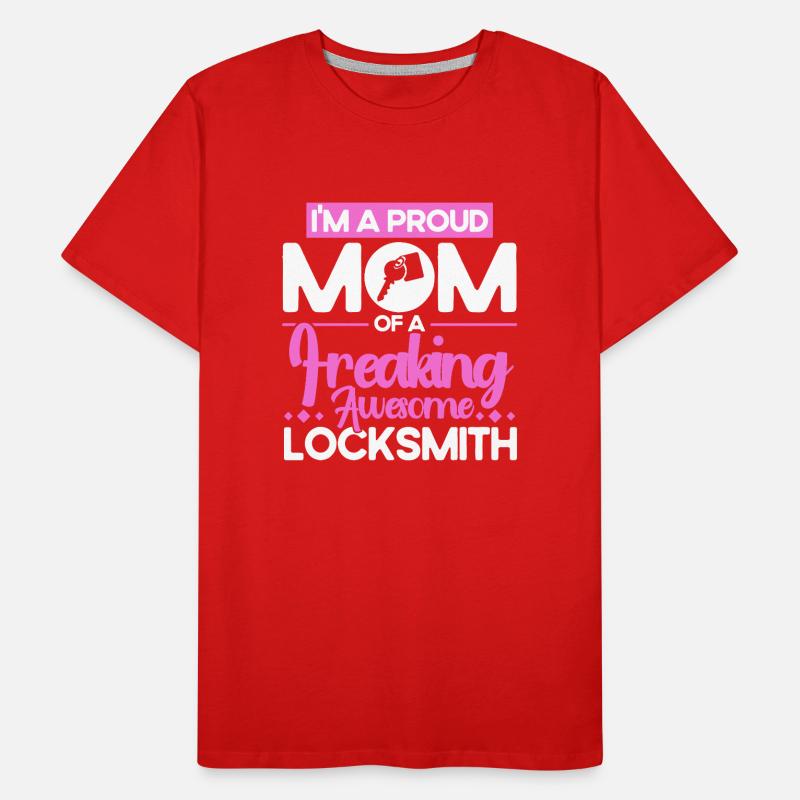 Locksmith Lock Picking Employee Locksmith Men's Premium Organic T-Shirt