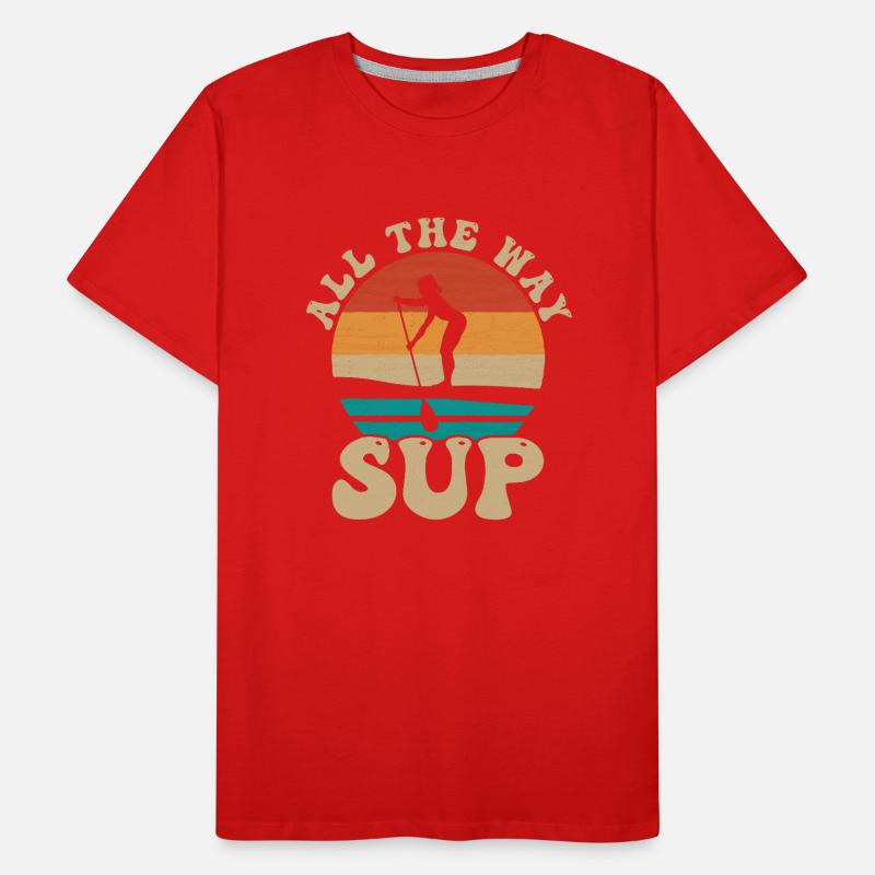 SUP Paddle Board Paddleboard T-shirt bio Premium Homme