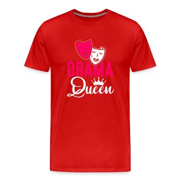 Actrice Drame Broadway Musical Theater - T-shirt bio Premium Homme - rouge - Devant - Damien (186cm)