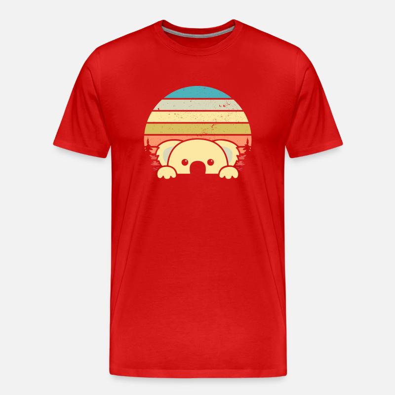 Les koalas sont impressionnants - T-shirt bio Premium Homme - rouge
