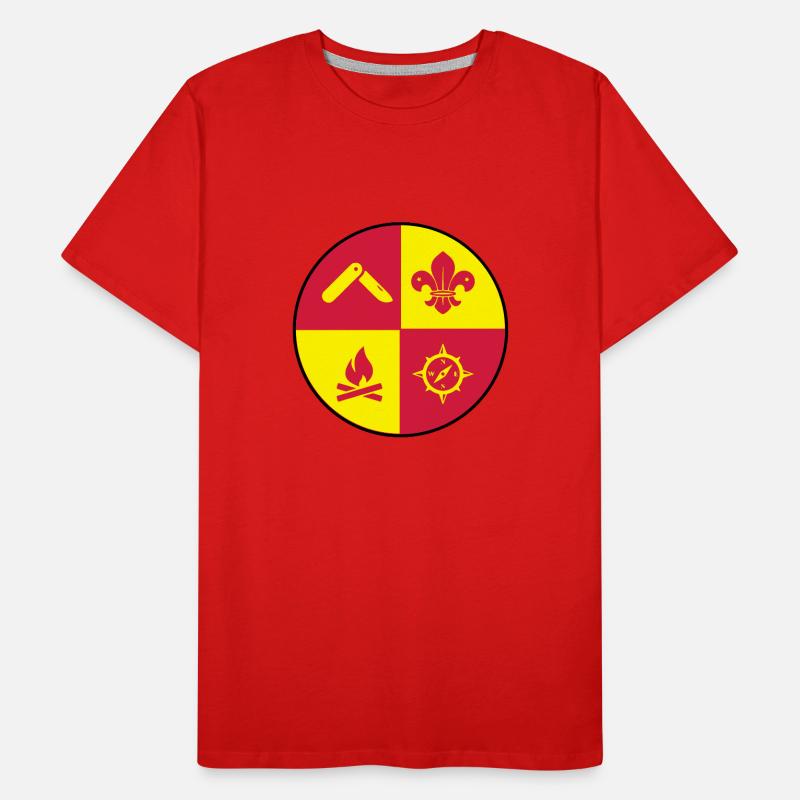 scout , scouting , scoutisme , guide T-shirt bio Premium Homme
