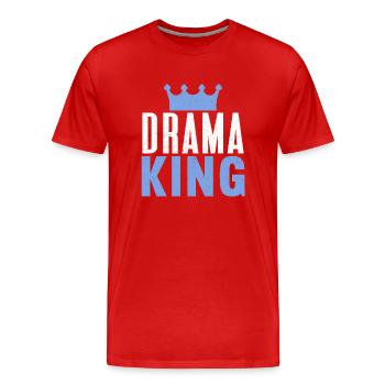 Actrice Drame Broadway Musical Theater - T-shirt bio Premium Homme - rouge - Devant - Damien (186cm)