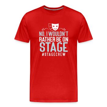 Actrice Drame Broadway Musical Theater - T-shirt bio Premium Homme - rouge - Devant - Damien (186cm)