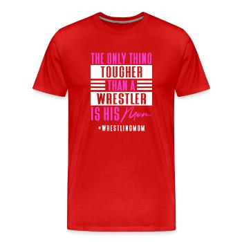 Lutte Lutte Cadeau de lutteur lutteur - T-shirt bio Premium Homme - rouge - Devant - Damien (186cm)