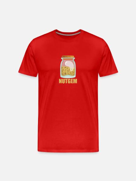Nutgem Spice Taste Food Cooking - Men's Premium Organic T-Shirt - red