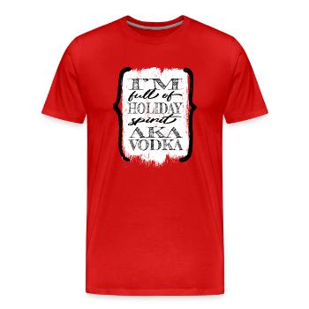 funny gym bedroom dinosaur gift bubaprints awesome - Männer Premium Bio T-Shirt - Rot - Vorne - Damien (186cm)