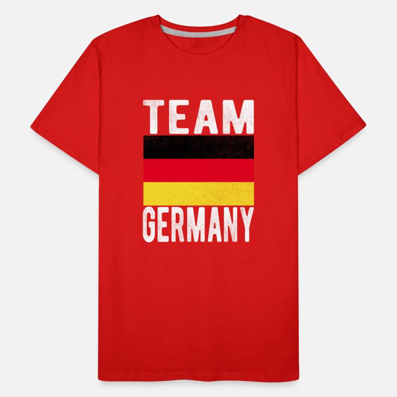 Germany Flag Men's Premium Organic T-Shirt