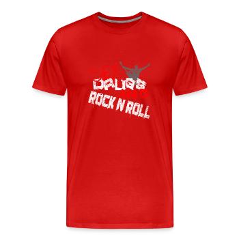 Grunge Sex Drugs And Rock And Roll - T-shirt bio Premium Homme - rouge - Devant - Damien (186cm)