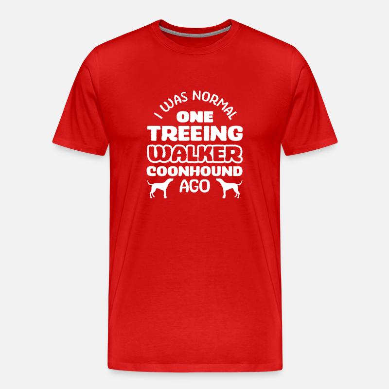 Treeing Walker Coonhound - Männer Premium Bio T-Shirt - Rot