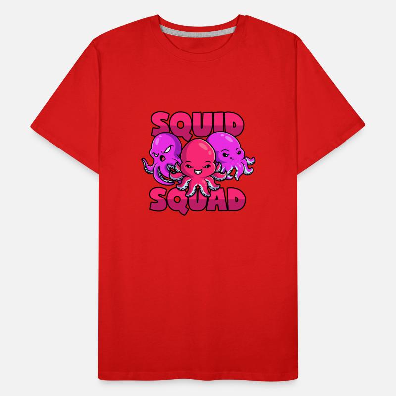 Squid Squad, Octopus Team, Octopus Clan Men's Premium Organic T-Shirt