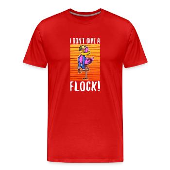 Je ne donne pas de troupeau - T-shirt bio Premium Homme - rouge - Devant - Damien (186cm)