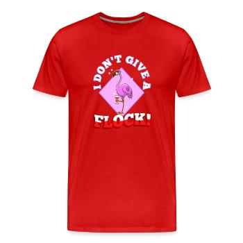 Je ne donne pas de troupeau - T-shirt bio Premium Homme - rouge - Devant - Damien (186cm)