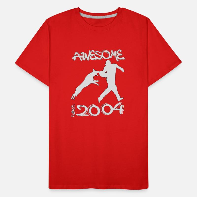 Awesome since 2004. Agility, Hundetraining Männer Premium Bio T-Shirt