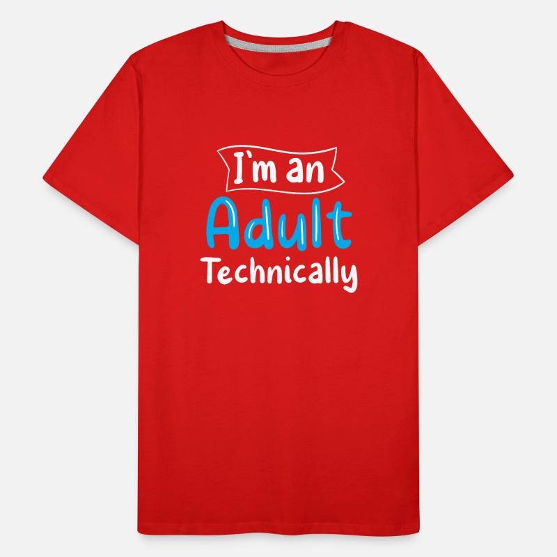 Ich Bin Ein Erwachsener Technisch Erwachsen Männer Premium Bio T-Shirt