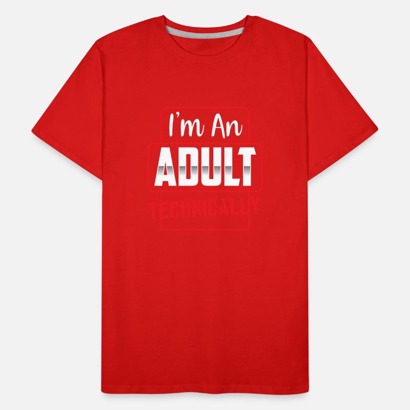 Ich Bin Ein Erwachsener Technisch Erwachsen Männer Premium Bio T-Shirt
