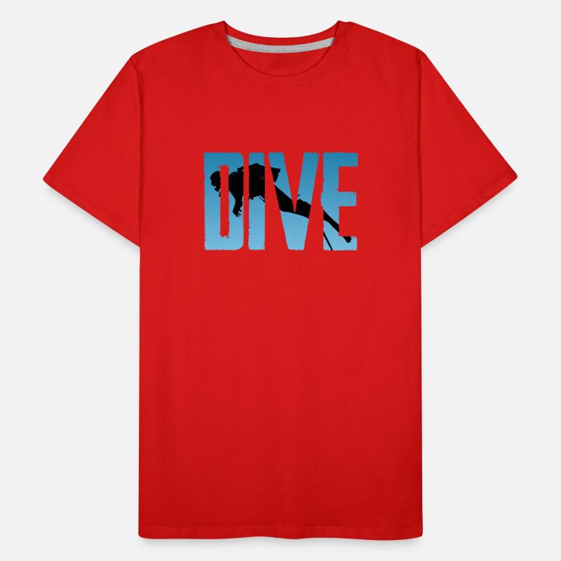 Plongée plongeuse T-shirt bio Premium Homme