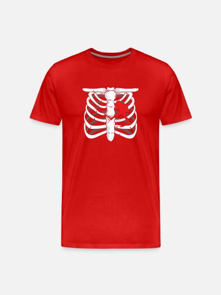 Lung of the diver - Men's Premium Organic T-Shirt - red