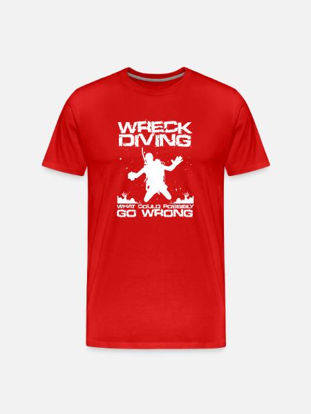 Wreck diving - Men's Premium Organic T-Shirt - red