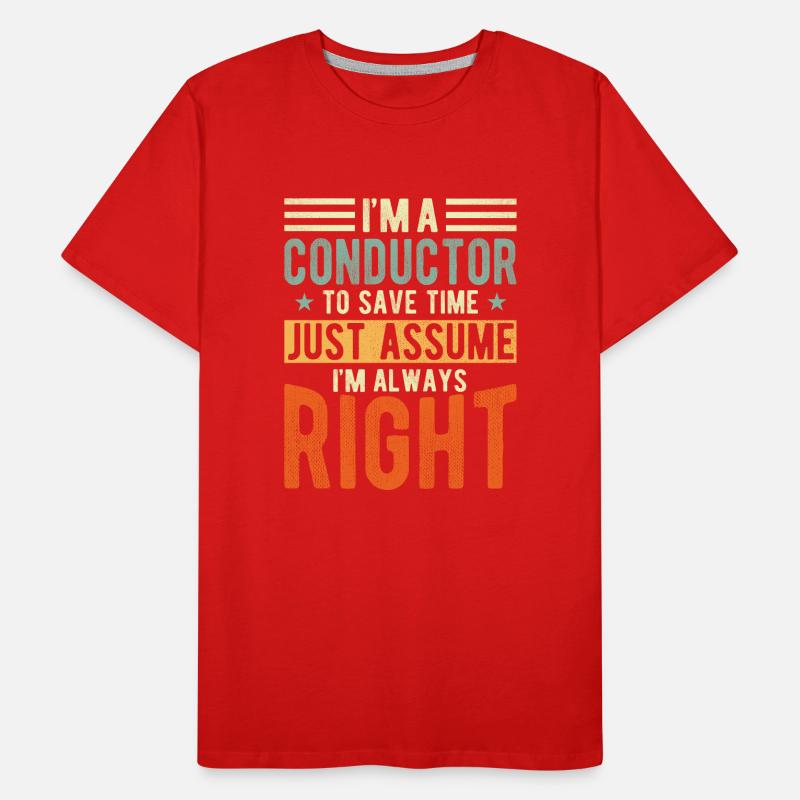 Dirigent Männer Premium Bio T-Shirt