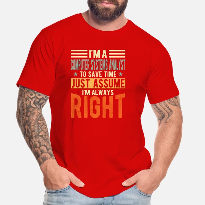 Computer Systems Analyst Men's Premium Organic T-Shirt