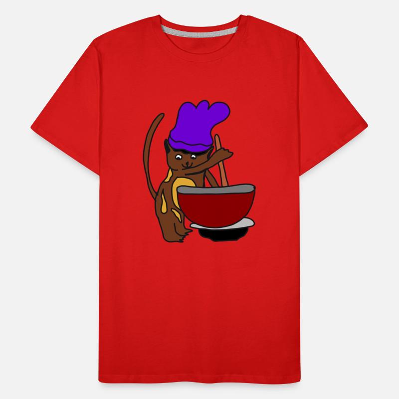 Cat Making Biscuits Meme Cat Making Biscuits Men's Premium Organic T-Shirt