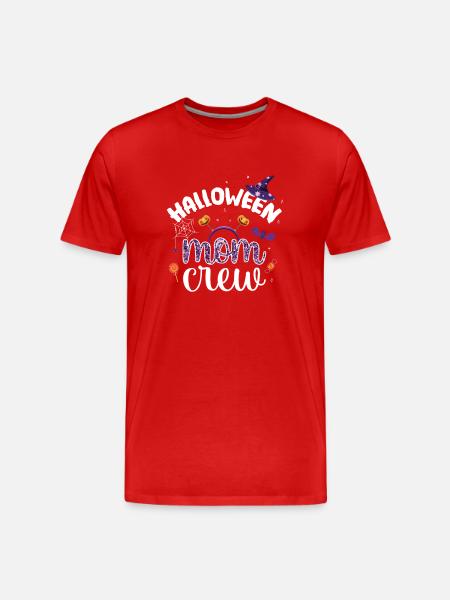 Halloween Mom Crew - Men's Premium Organic T-Shirt - red