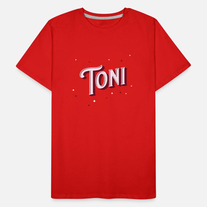 Toni's name personalized Men's Premium Organic T-Shirt