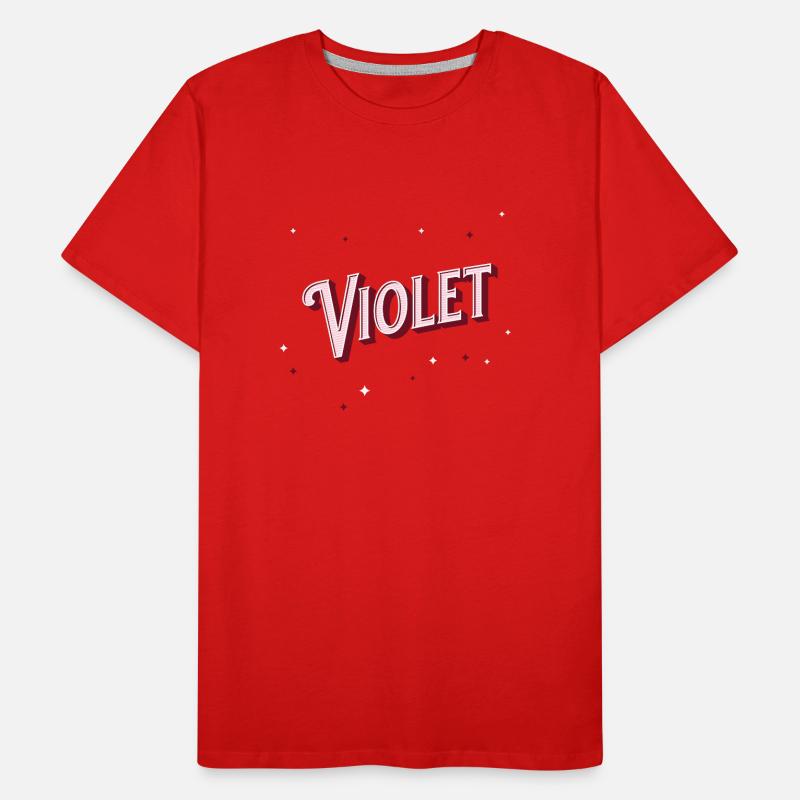 Violet name personalized Men's Premium Organic T-Shirt