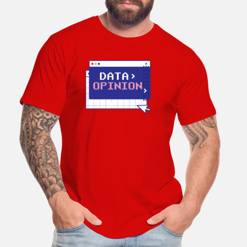 Code de > d’opinion de données Programmeur Programmeur T-shirt bio Premium Homme