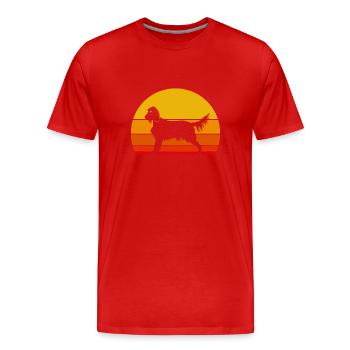 Irish Setter - Männer Premium Bio T-Shirt - Rot - Vorne - Damien (186cm)