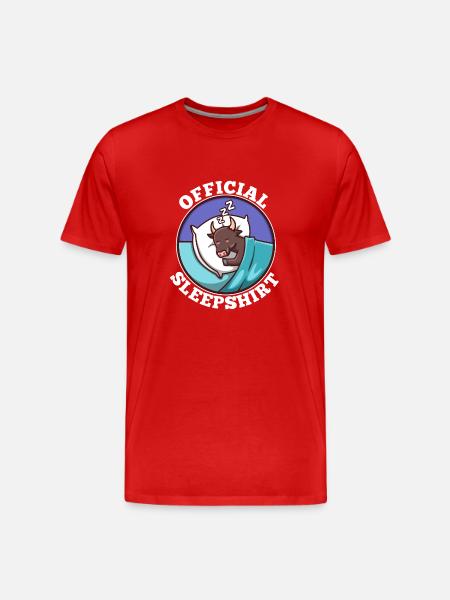 Official sleepshirt Taurus - Männer Premium Bio T-Shirt - Rot