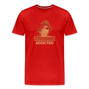 Morels Mushroom Picker Mushroom Farmer Mushroom - Männer Premium Bio T-Shirt - Rot - Vorne - Damien (186cm)