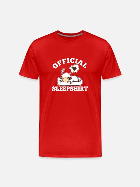 Official sleepshirt Sheep - Men's Premium Organic T-Shirt - red
