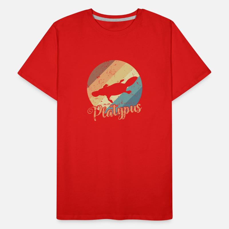Ornithorynque ornithorynque Australie Outback T-shirt bio Premium Homme