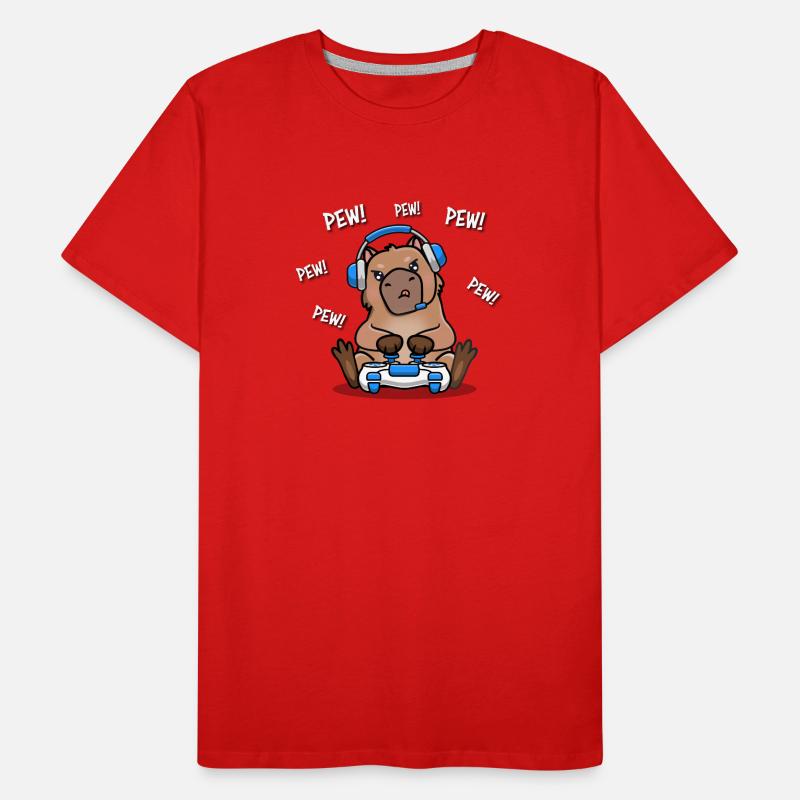 Capybara Männer Premium Bio T-Shirt