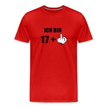 18 Geburtstag - Männer Premium Bio T-Shirt - Rot - Vorne - Damien (186cm)