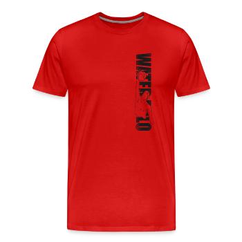Water Polo Vintage Water Polo - T-shirt bio Premium Homme - rouge - Devant - Damien (186cm)