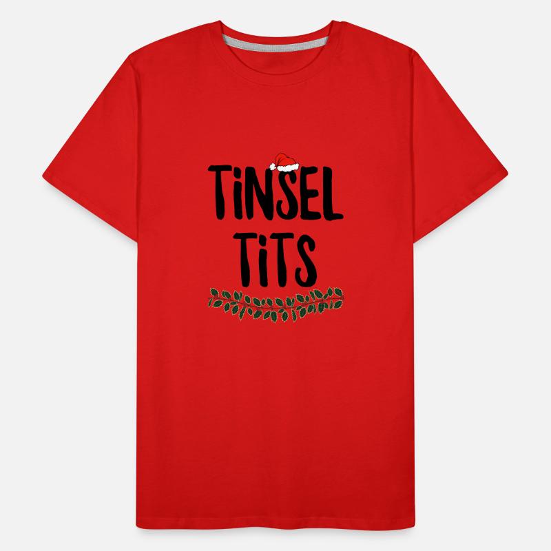Mésanges de guirlande T-shirt bio Premium Homme