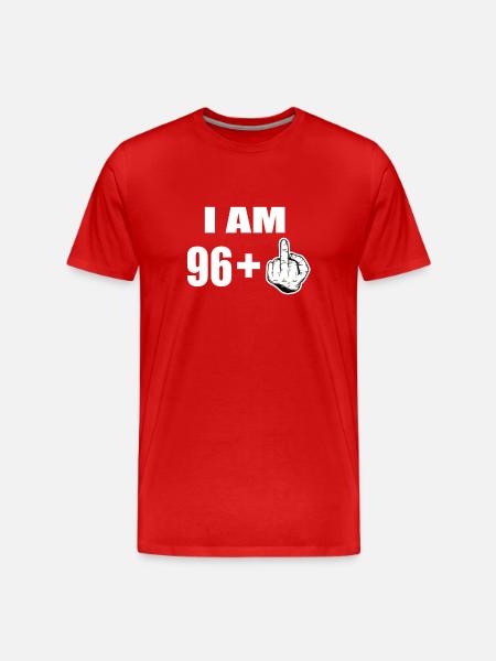 97th birthday - Men's Premium Organic T-Shirt - red