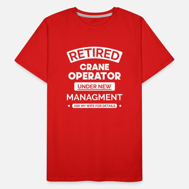Retired Crain Operator Men's Premium Organic T-Shirt