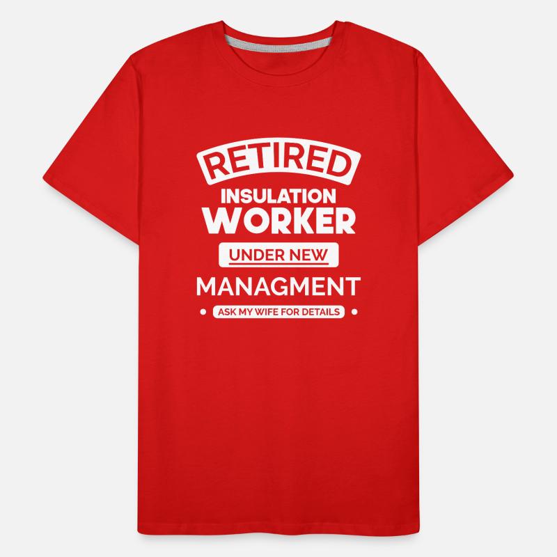 Retired insulation worker Men's Premium Organic T-Shirt