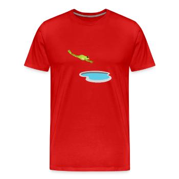 Agalychnis Callidryas Red Eyed Tree Frog - Männer Premium Bio T-Shirt - Rot - Vorne - Damien (186cm)