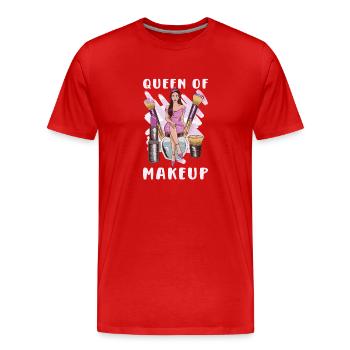 Beautician Esthetician Make Up Beauty-care Salon - Männer Premium Bio T-Shirt - Rot - Vorne - Damien (186cm)