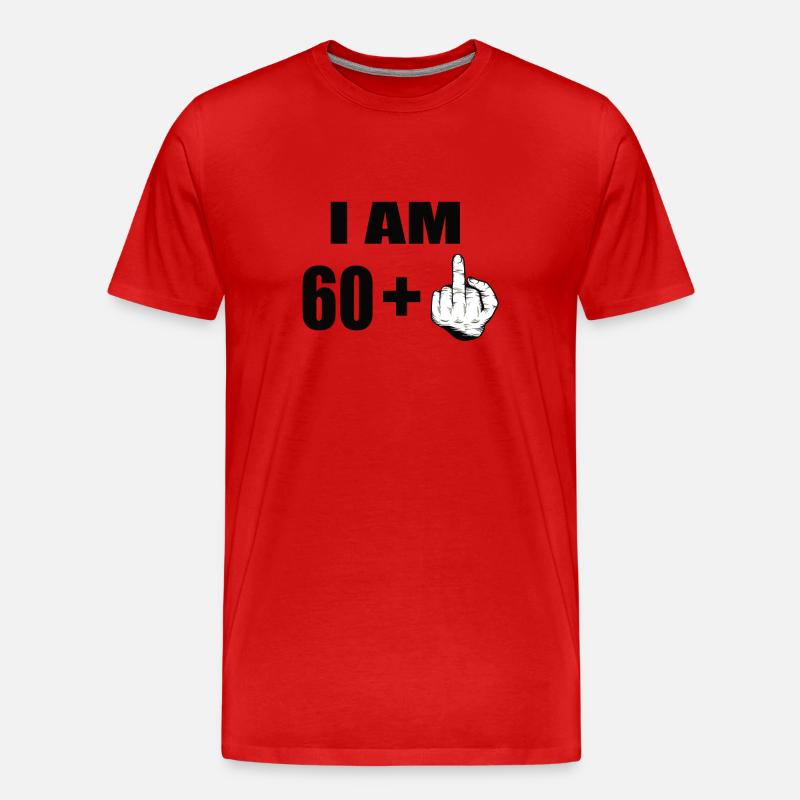 61 Geburtstag - Männer Premium Bio T-Shirt - Rot