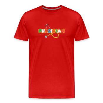 Arzt Beruf Medizin Doktor Mediziner - Männer Premium Bio T-Shirt - Rot - Vorne - Damien (186cm)