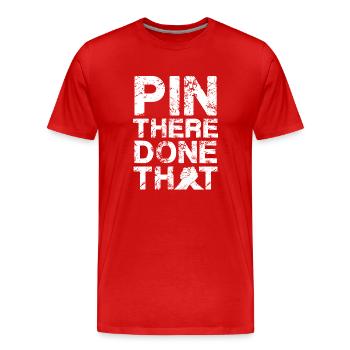 Arm wrestling, arm wrestler, wrist - Men's Premium Organic T-Shirt - red - Front - Damien (186cm)